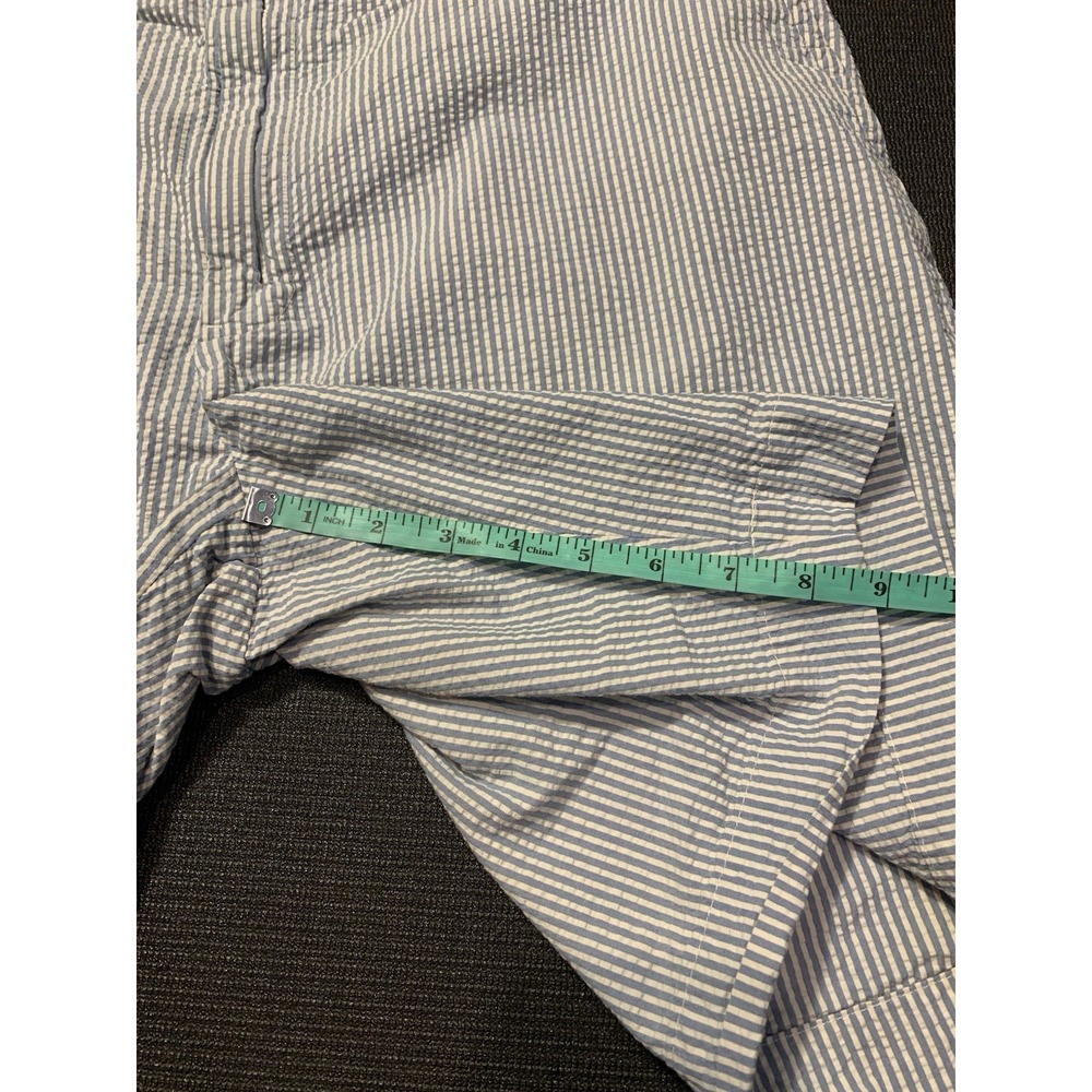Polo Ralph Lauren Men Shorts Cotton Men's Size 40 Striped Blue White - Picture 2 of 5